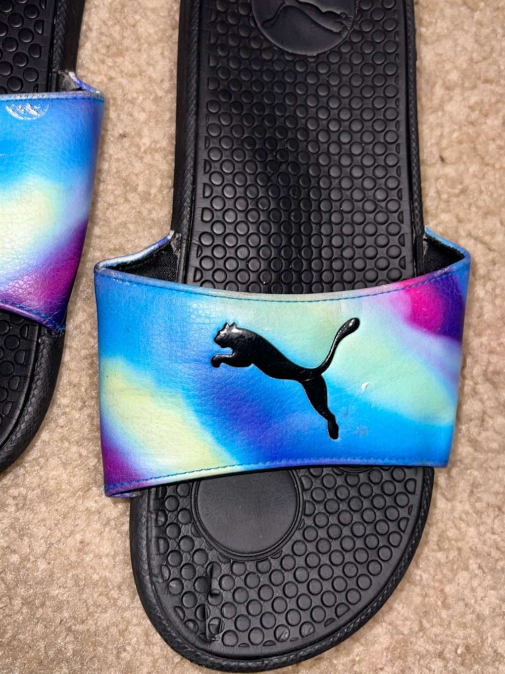 Puma Iridescent Multi-Color Slide Sandals